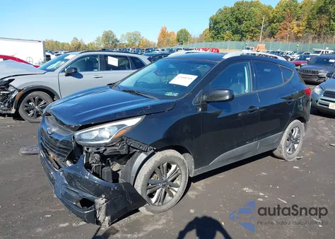 2015 Hyundai Tucson Se from USA, damaged, VIN KM8JUCAG9FU081860